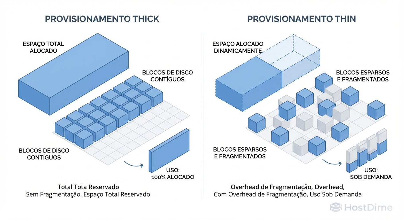 Fragmentação no BlueStore: O preço de performance pago pela flexibilidade do Thin Provisioning.