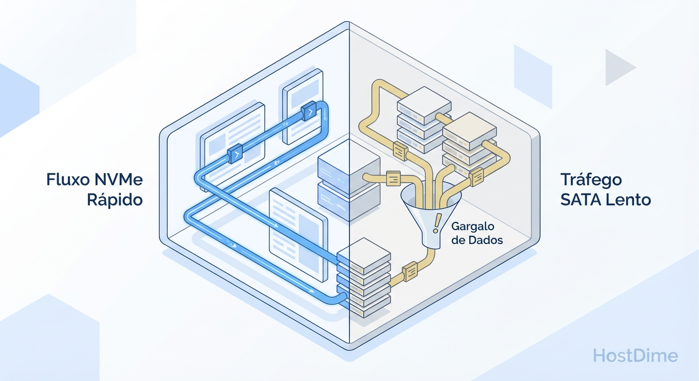 Ceph: SSD SATA vs NVMe e o Custo Oculto da Latência Mista