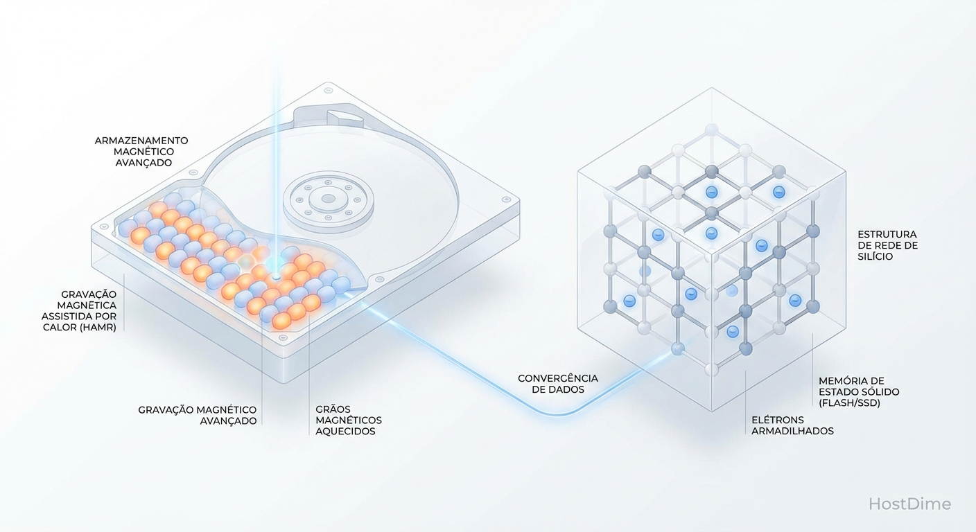 Limites Físicos do Storage: Quando a Física Impede o Terabyte Extra