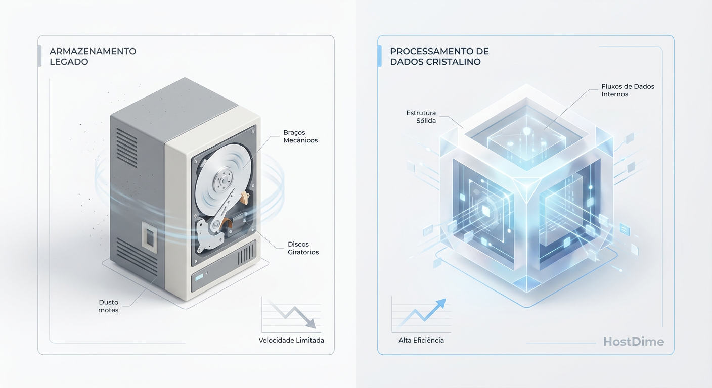 O Fim da Era HDD e a Ascensão do Computational Storage: Realidade ou Hype para 2030?