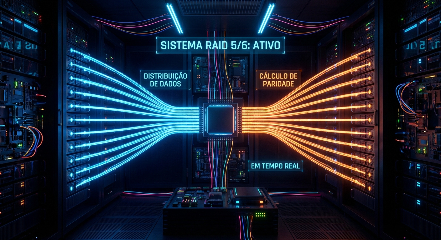 Paridade Distribuida Como RAID 56 Escreve De Verdade