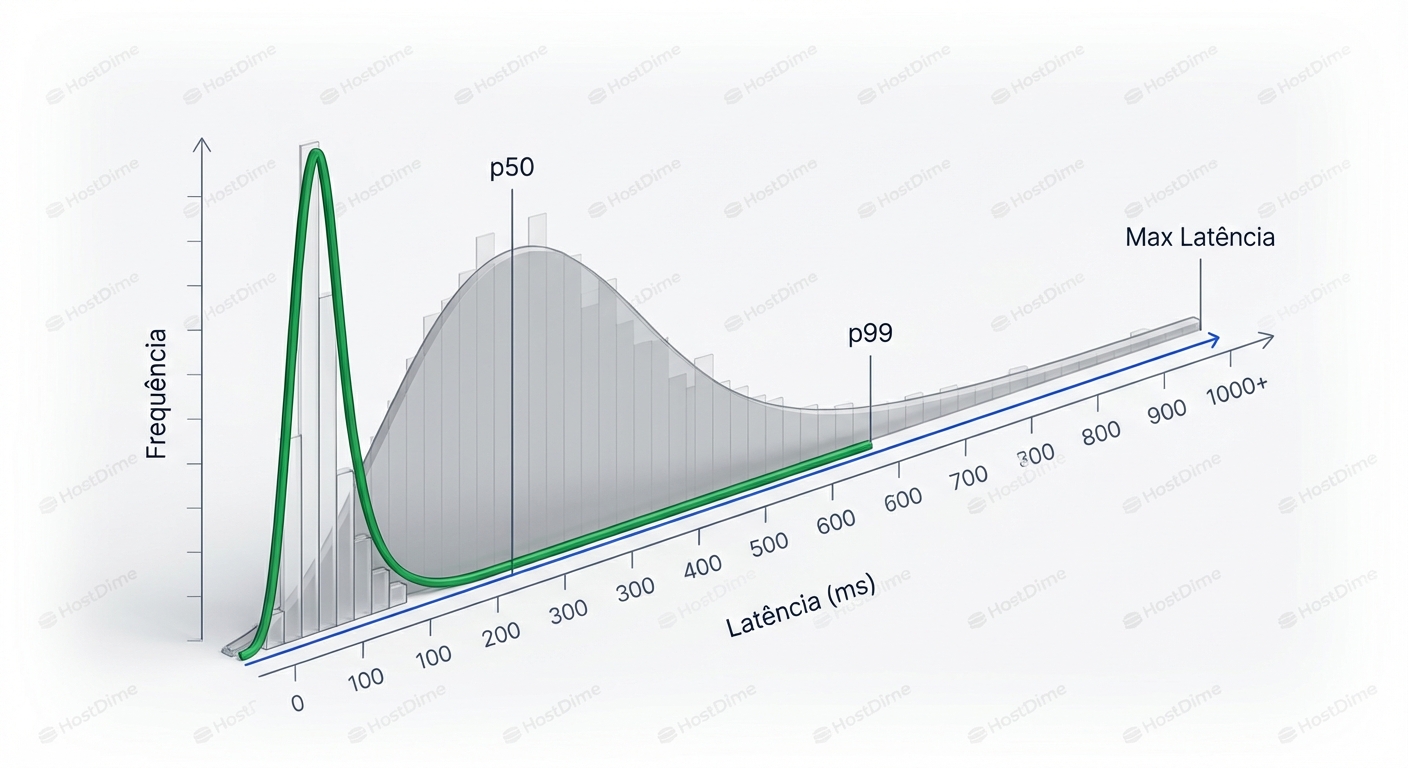 Impacto do QoS na Latência de Cauda (Tail Latency): Sacrificando o pico de throughput para garantir previsibilidade na métrica p99.