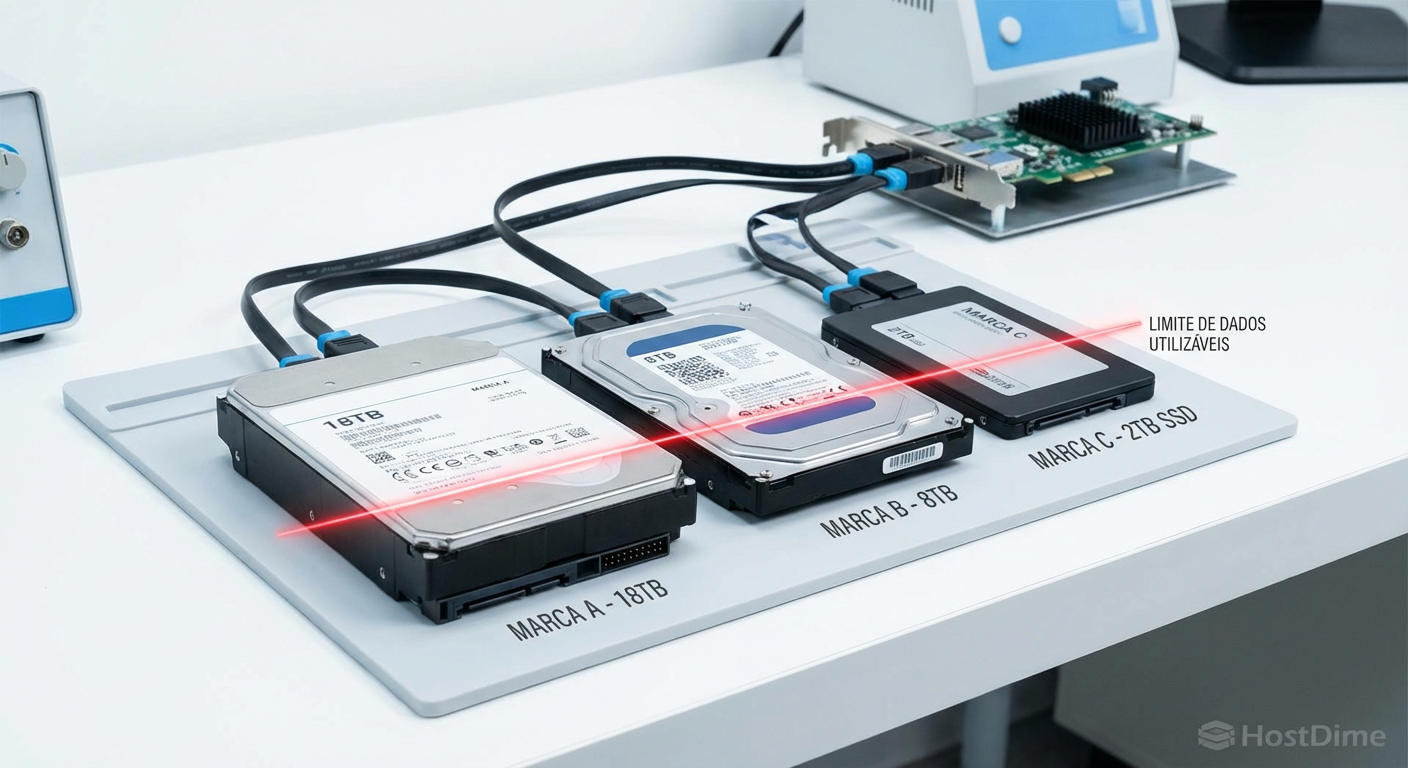 RAID 5 com Discos de Tamanhos Diferentes: O Guia Definitivo de Capacidade e Desperdício