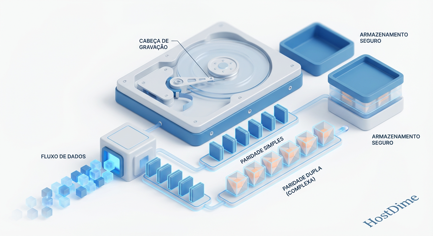 RAID 6 vs RAID 5: A Verdade Sobre o Overhead de Escrita e Double Parity