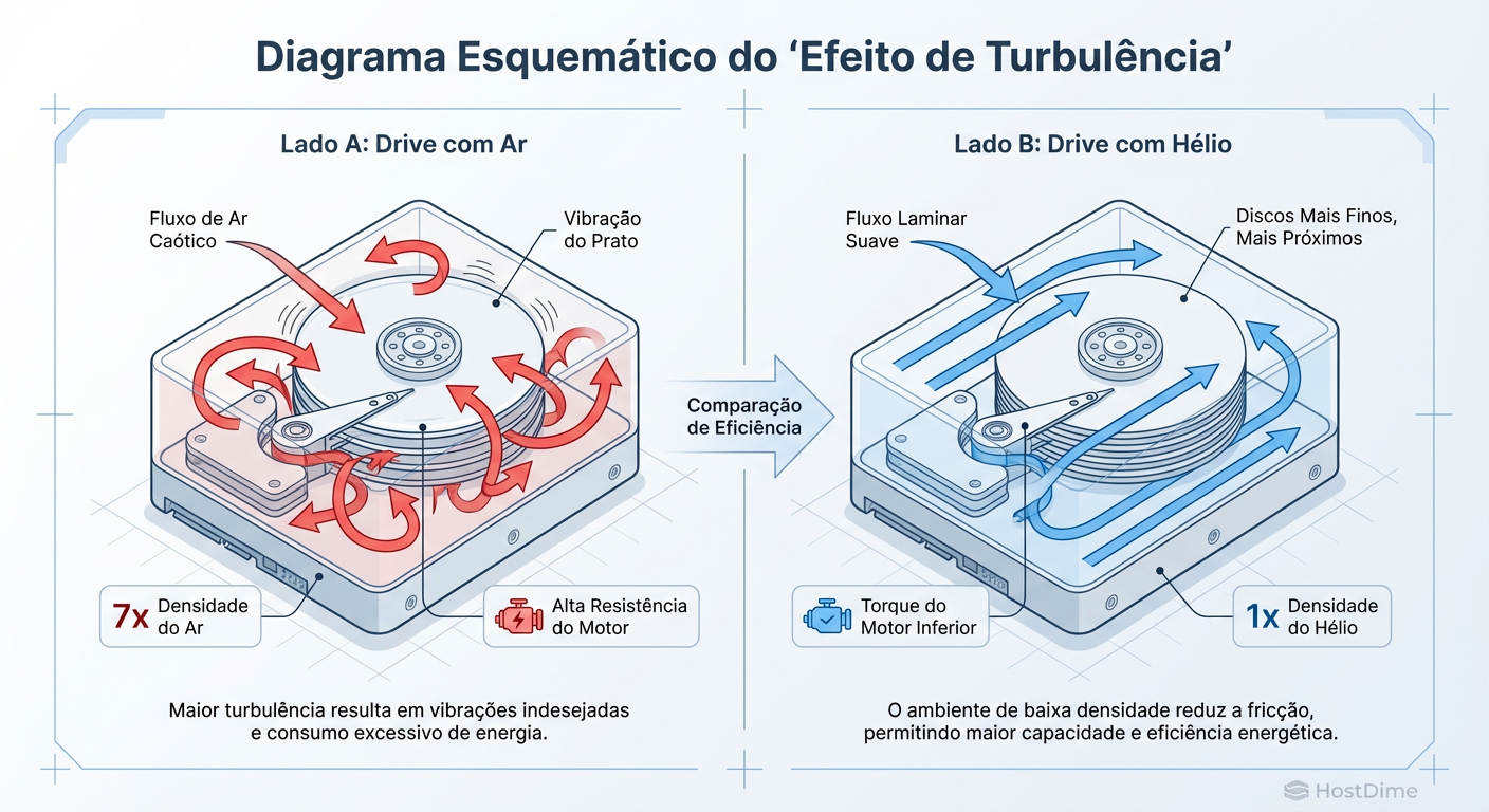 Física do Hélio: Como a redução da densidade do fluido permite mais pratos e menos energia.