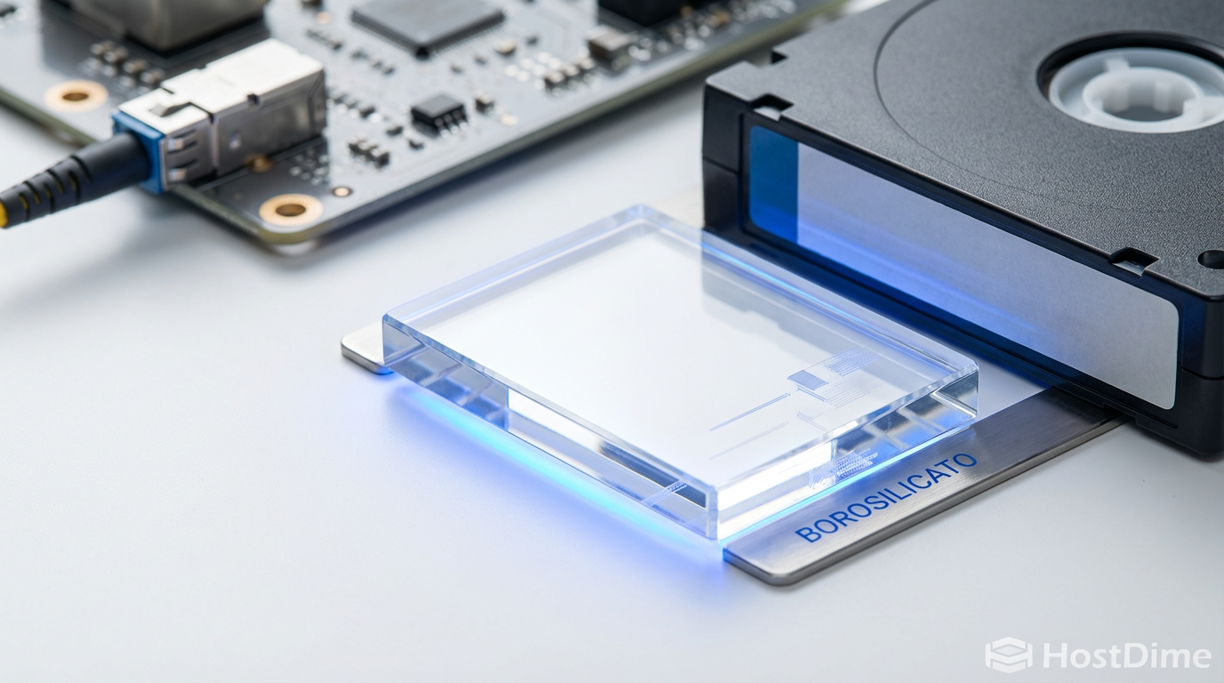 A era do vidro eterno: como o borosilicato torna o Project Silica viável contra o LTO