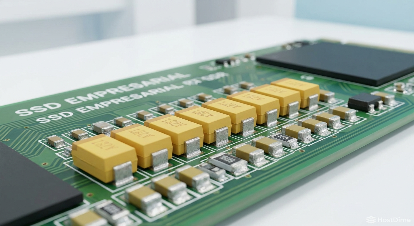 Gráfico ilustrando a divergência entre o crescimento de dados e o orçamento de TI, com a densidade do QLC atuando como a ponte necessária.