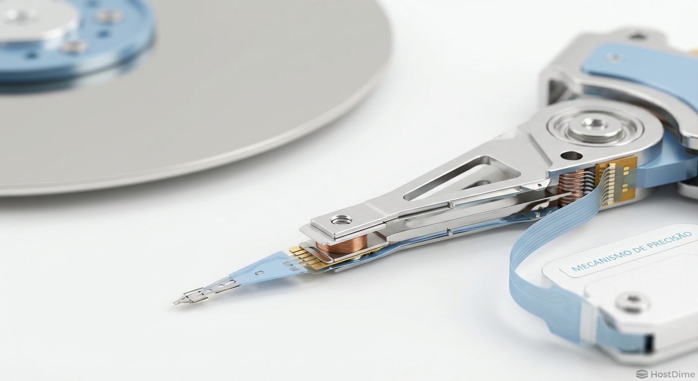 Fig 2. O braço atuador: Uma estrutura mecânica com frequência natural fixa entre 810-820 Hz.