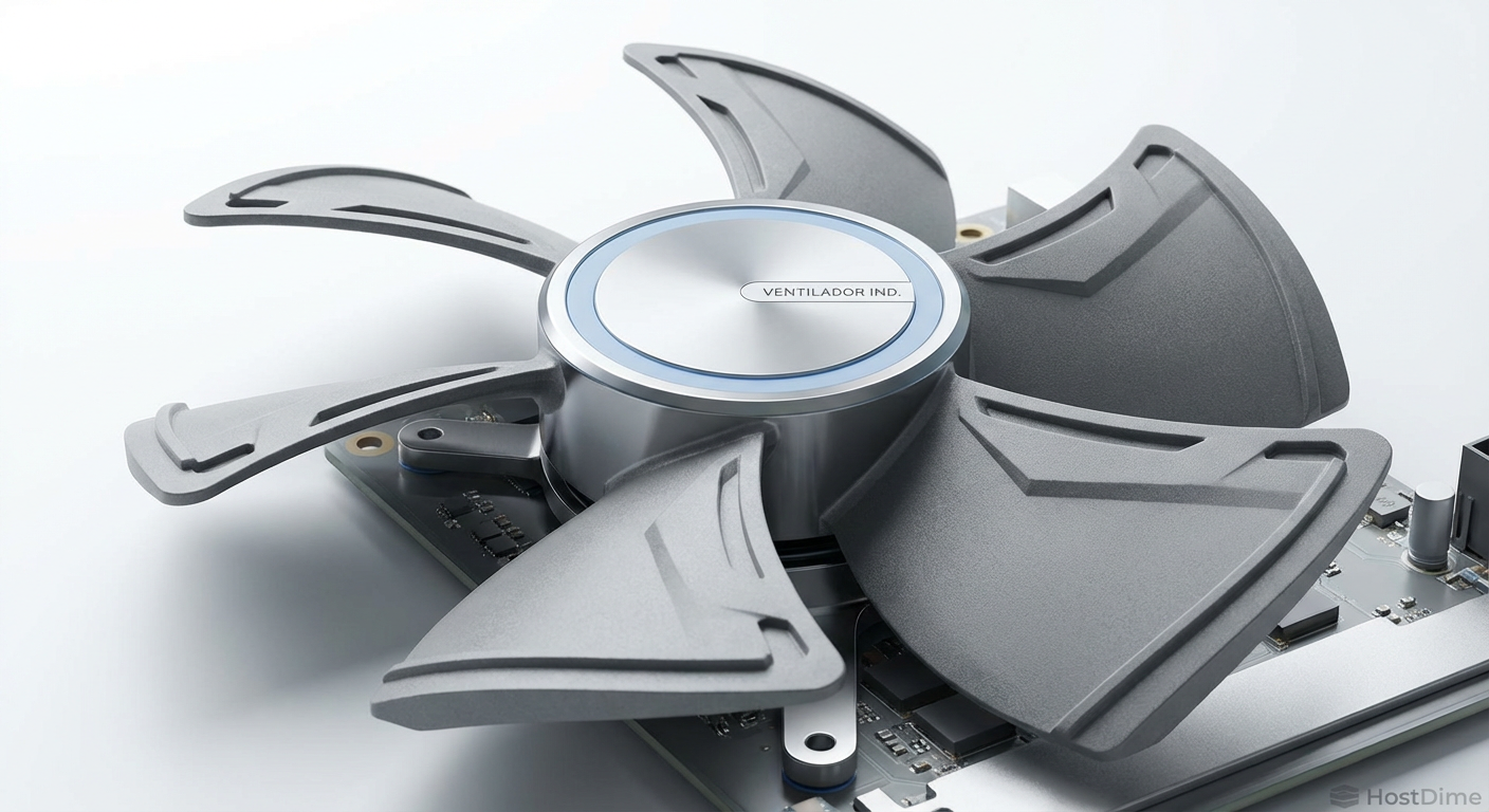 Fig 3. O culpado comum: Ventoinhas de 4 pás operando a 12.000 RPM geram a harmônica exata de 800 Hz.