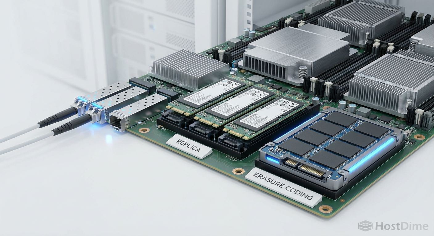 A matemática da eficiência: Erasure coding vs. réplica no planejamento de clusters