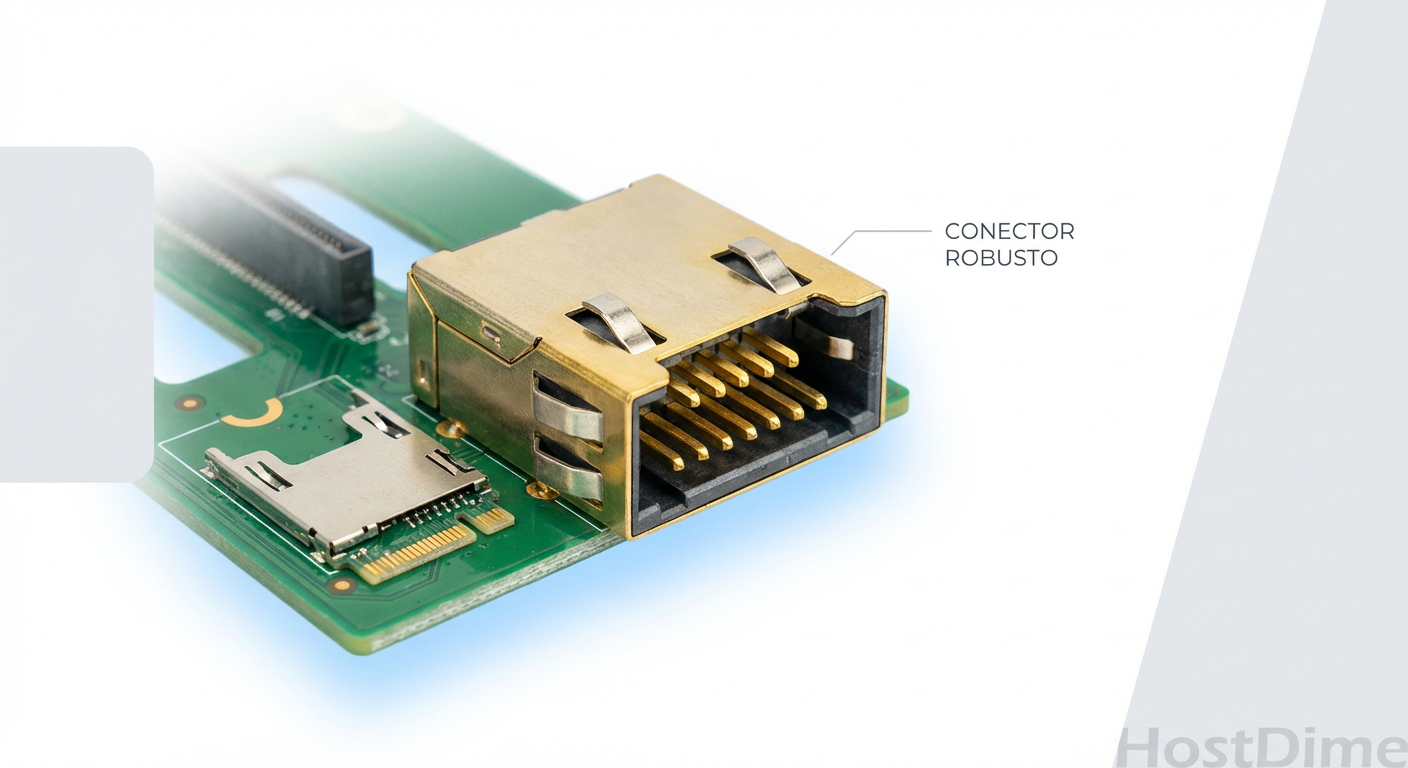 O conector SFF-TA-1002 em detalhe: Robustez mecânica e elétrica preparada para o futuro do PCIe 6.0 e além.