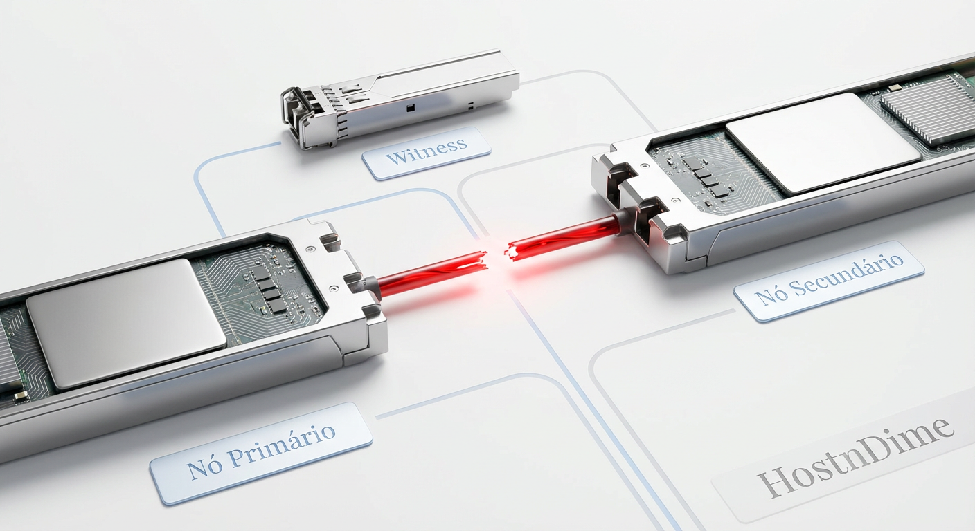 Fig. 1: O perigo do Split-Brain e a necessidade de quórum na nova arquitetura.