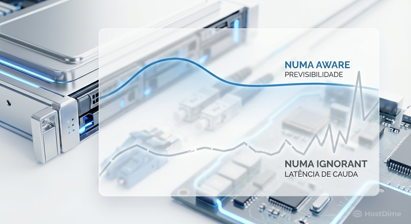 Comparativo de consistência de latência: a curva 