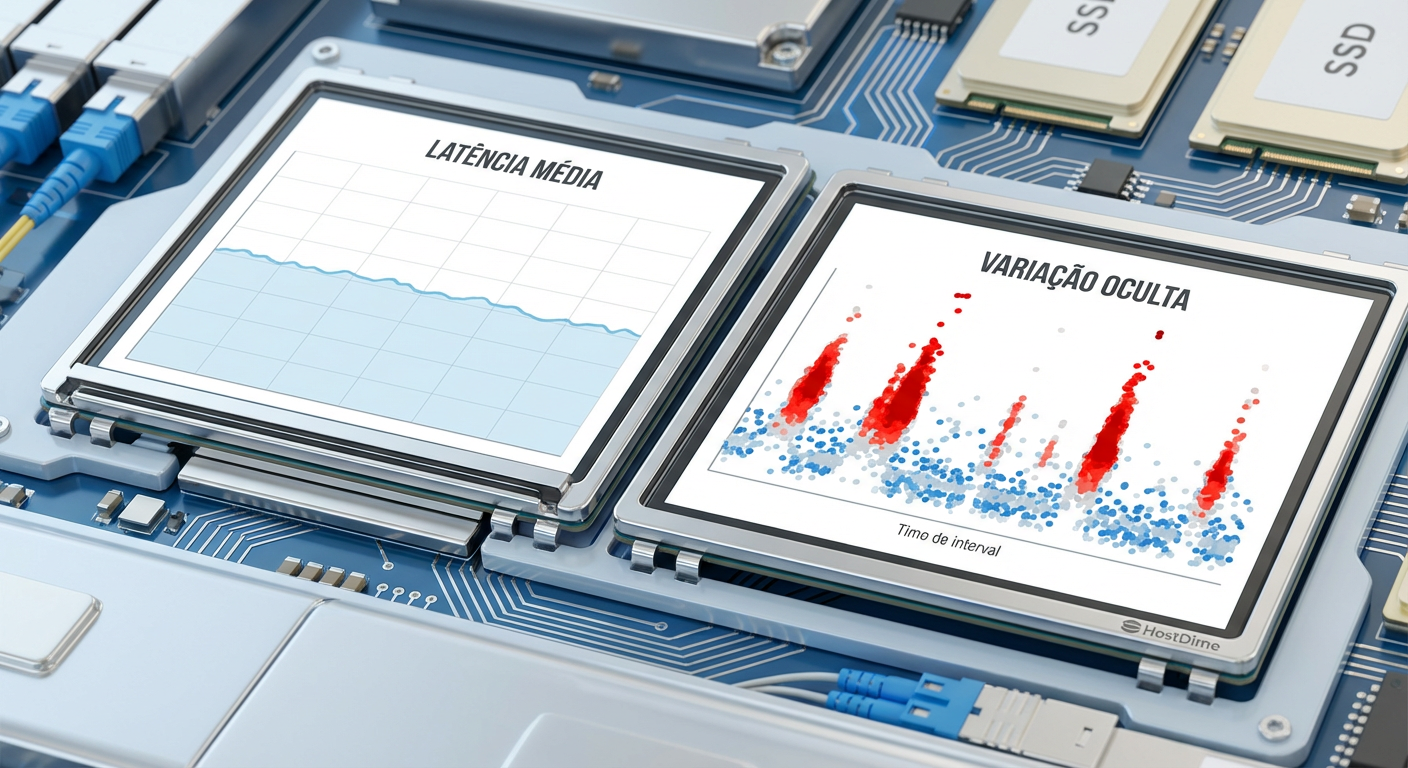 Visualização de dados comparando a 