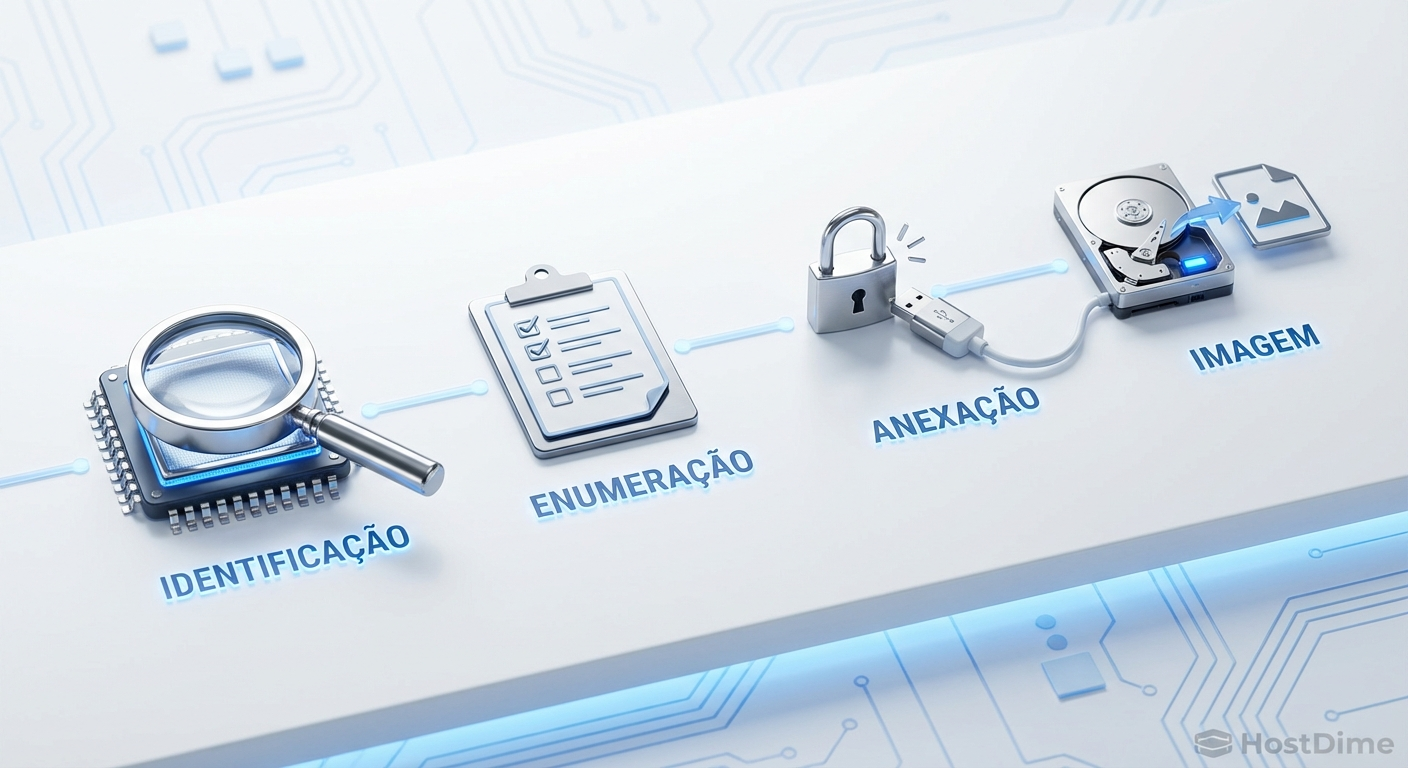Cenário de laboratório validando diferentes configurações de armazenamento contra o mesmo trace.