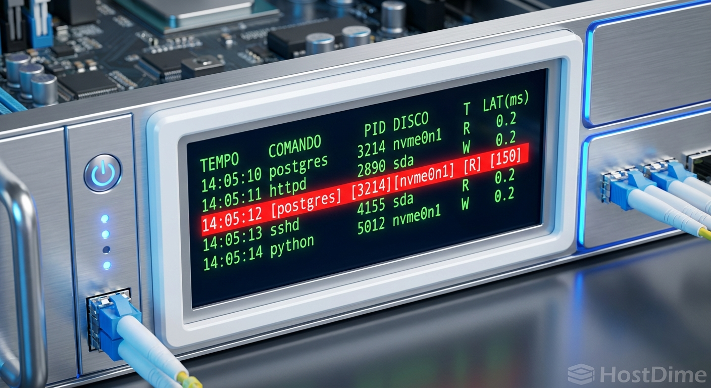 Comparação visual entre a previsibilidade de um benchmark sintético e o caos de um workload real.