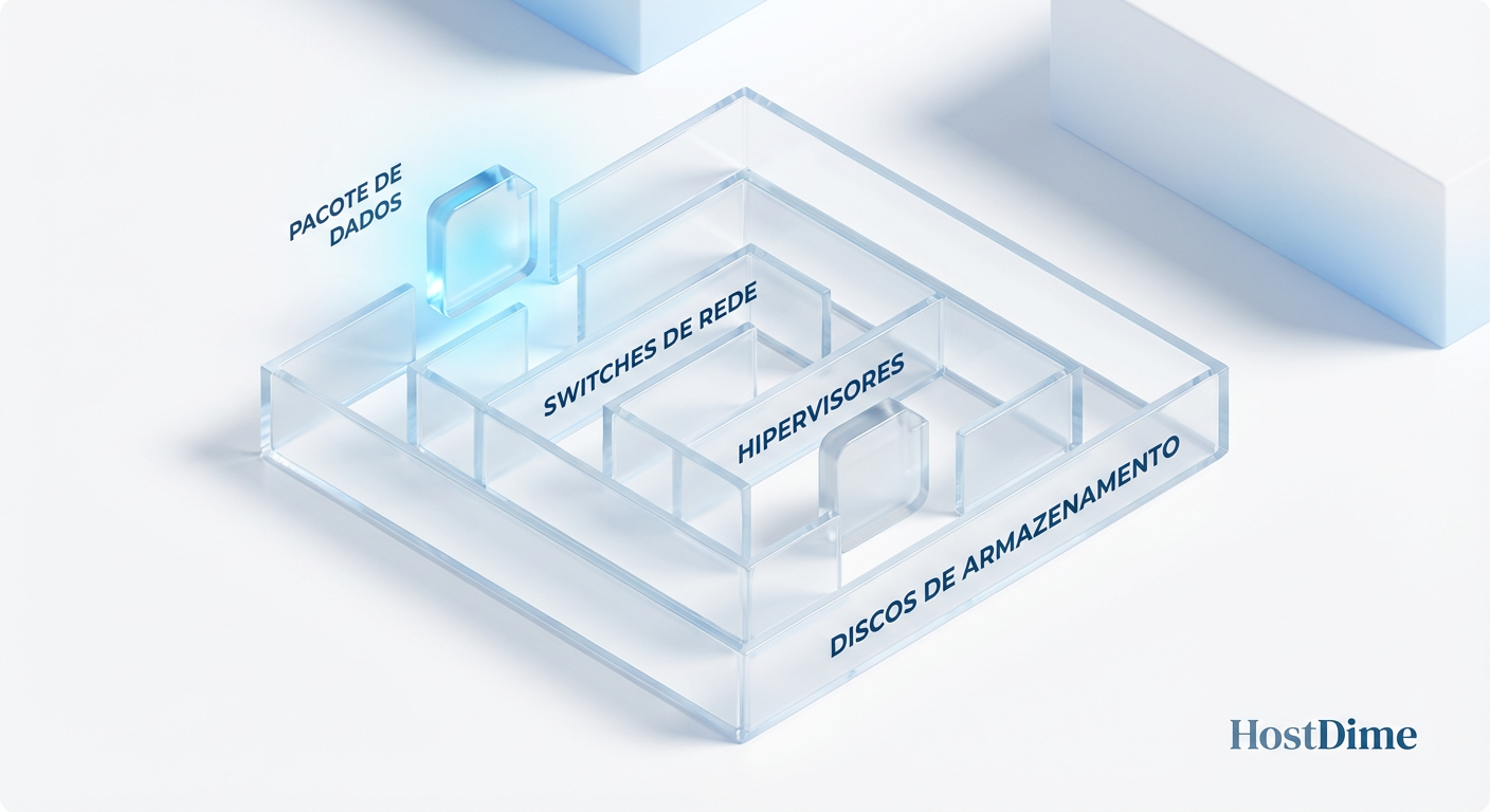 Amplificação de Latência em Storage Distribuído: Da VM ao Disco Físico