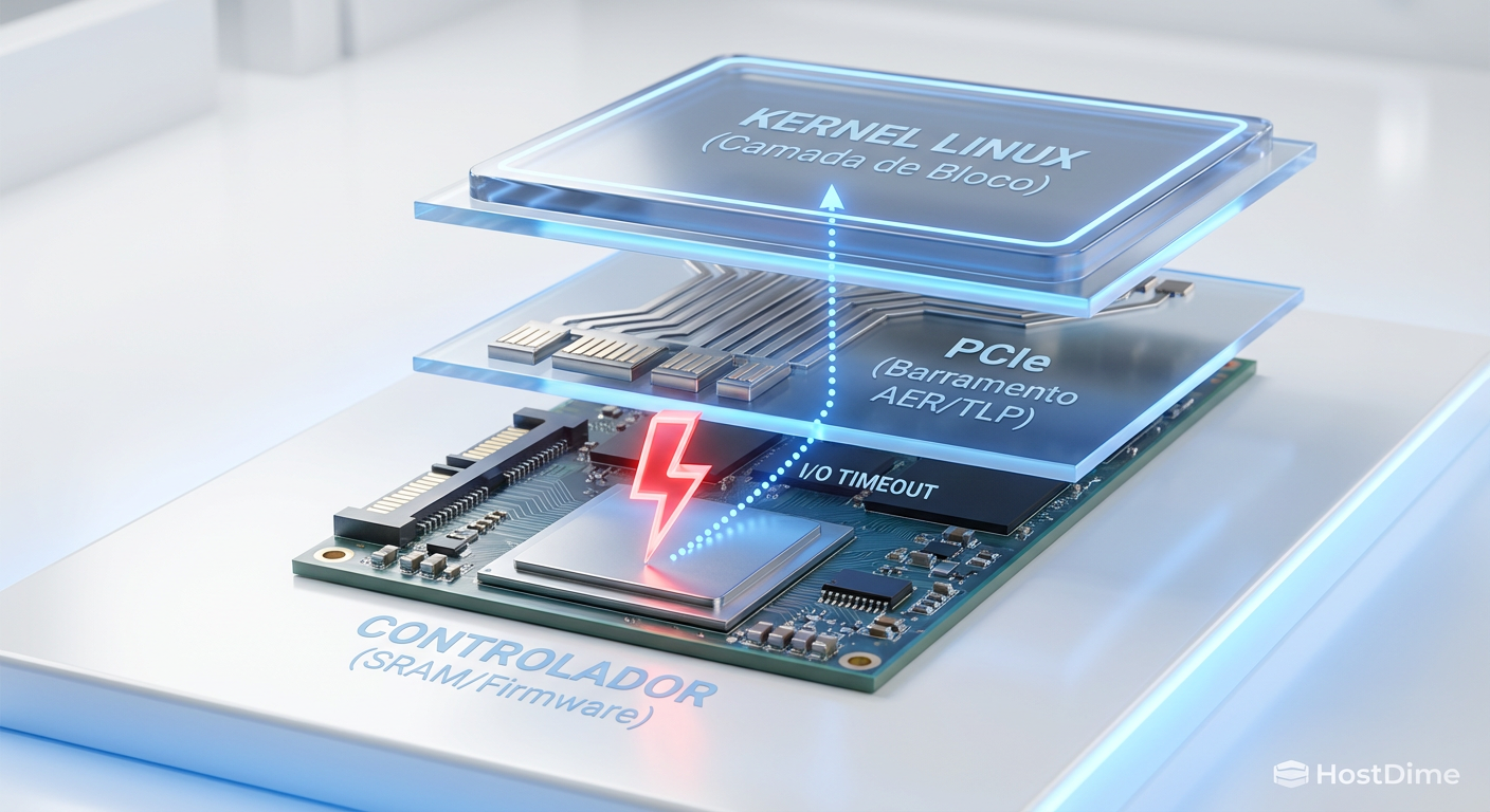 Fig. 1: A propagação da falha: do pânico no silício ao congelamento do Kernel.