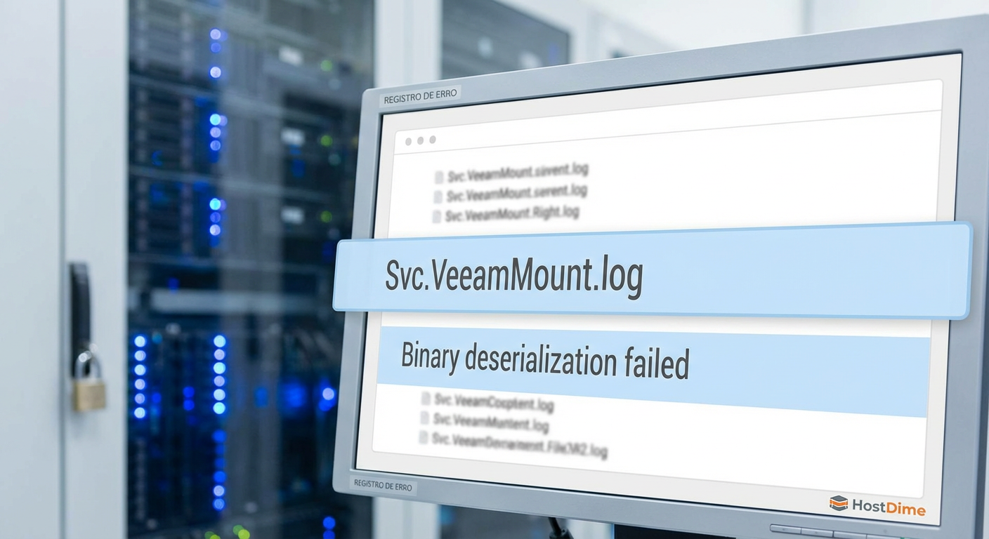 Fig 3. O 'canário na mina': indicador de comprometimento (IOC) crítico nos logs do serviço.