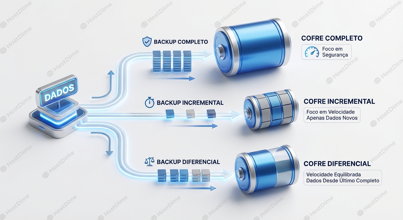 Backup Full Incremental E Diferencial Em Storage
