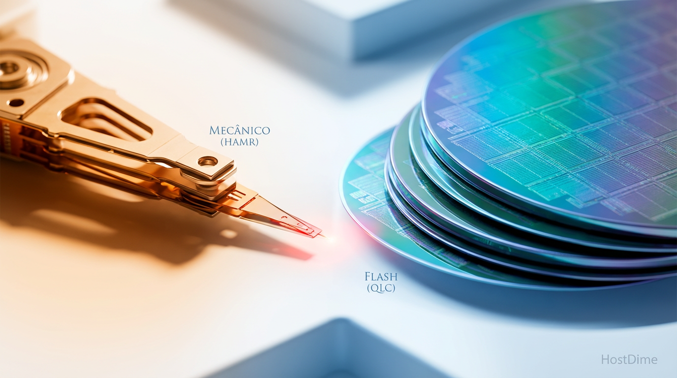 Batalha por Densidade: A Viabilidade dos HDDs de 50TB vs o Avanço do Flash QLC