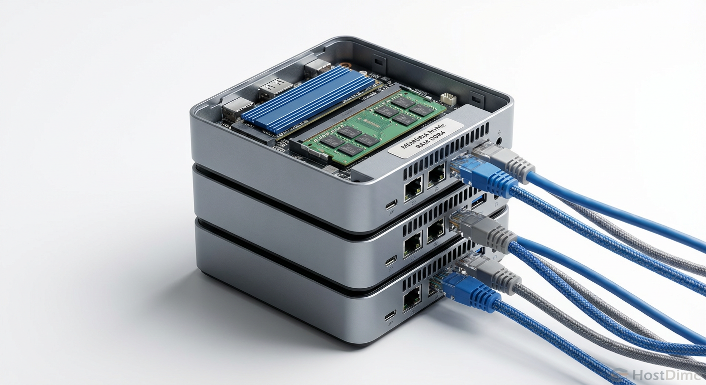Cluster Proxmox de alta disponibilidade com mini PCs e Ceph