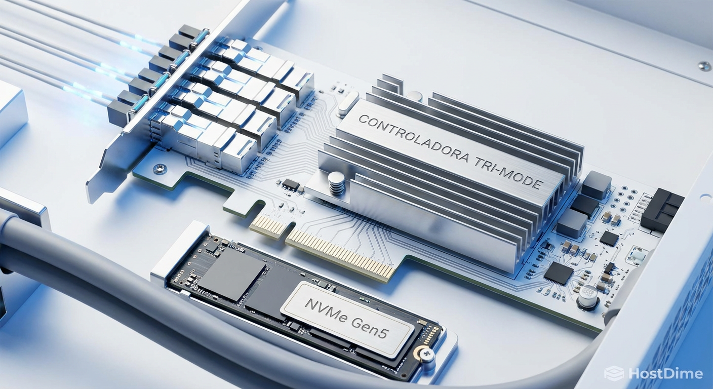 Controladoras Tri-mode e o freio de mão no NVMe: análise de gargalos em RAID
