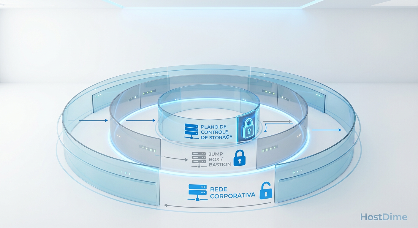 Fig. 2: Modelo de segregação estrita do Plano de Controle, removendo o DSM da rede plana.