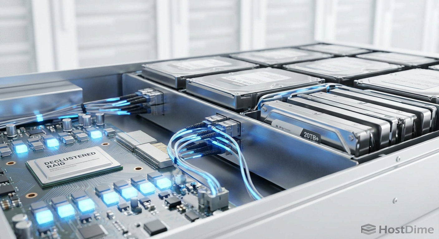 Declustered RAID: O fim dos rebuilds eternos em storage de alta densidade