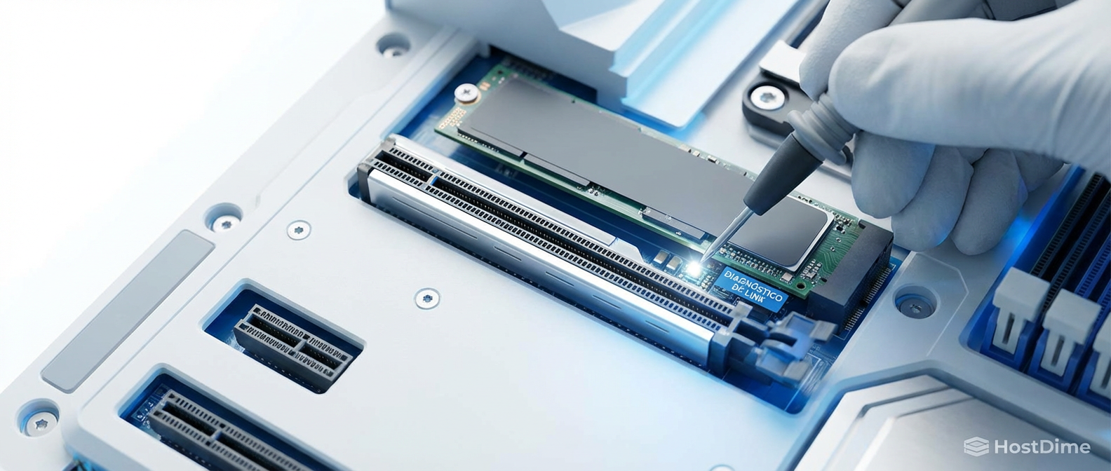 Diagnosticando degradação de link PCIe e erros AER no Linux