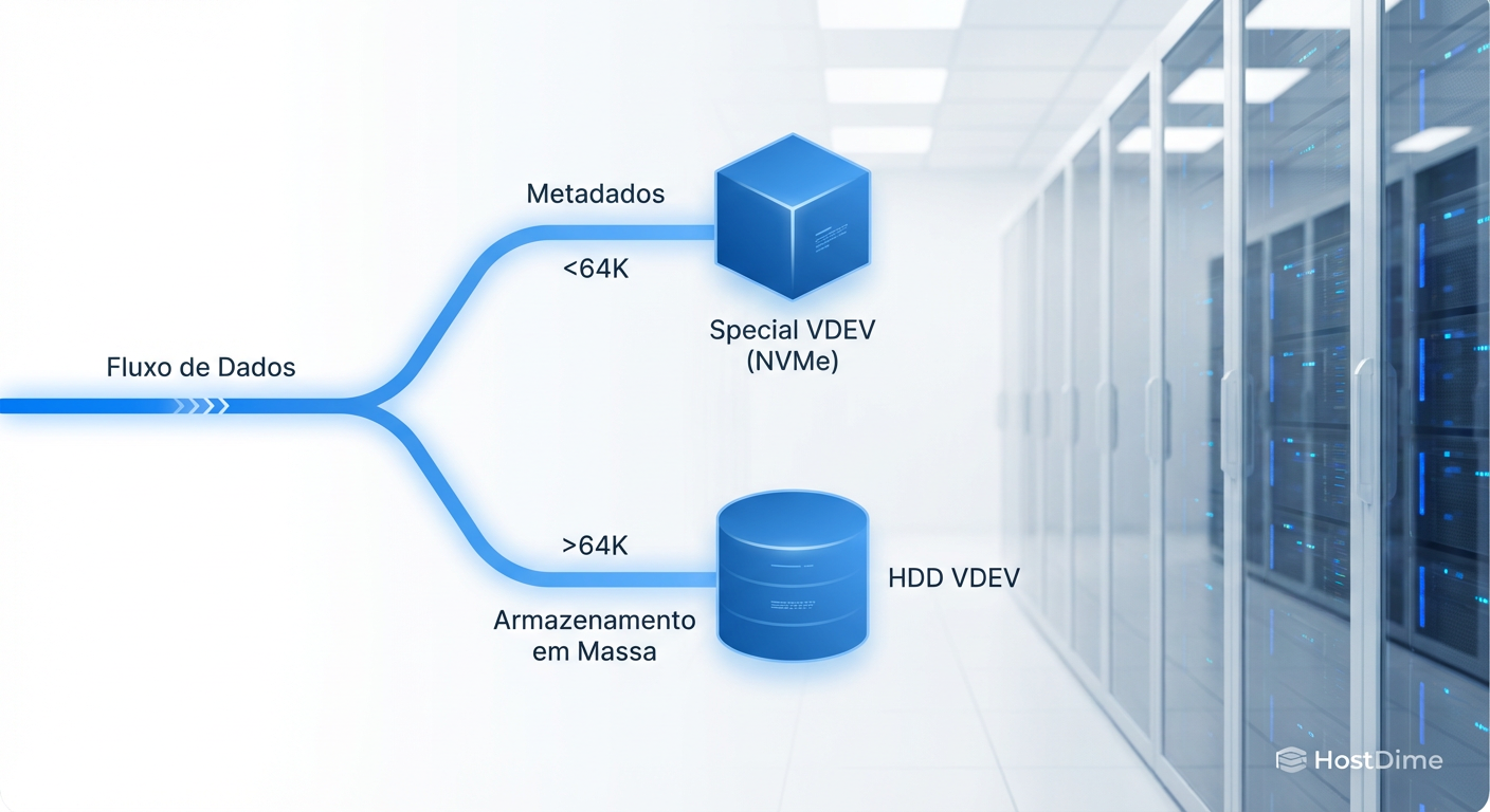 Fig. 1: Segregação física de I/O baseada na classe de alocação.