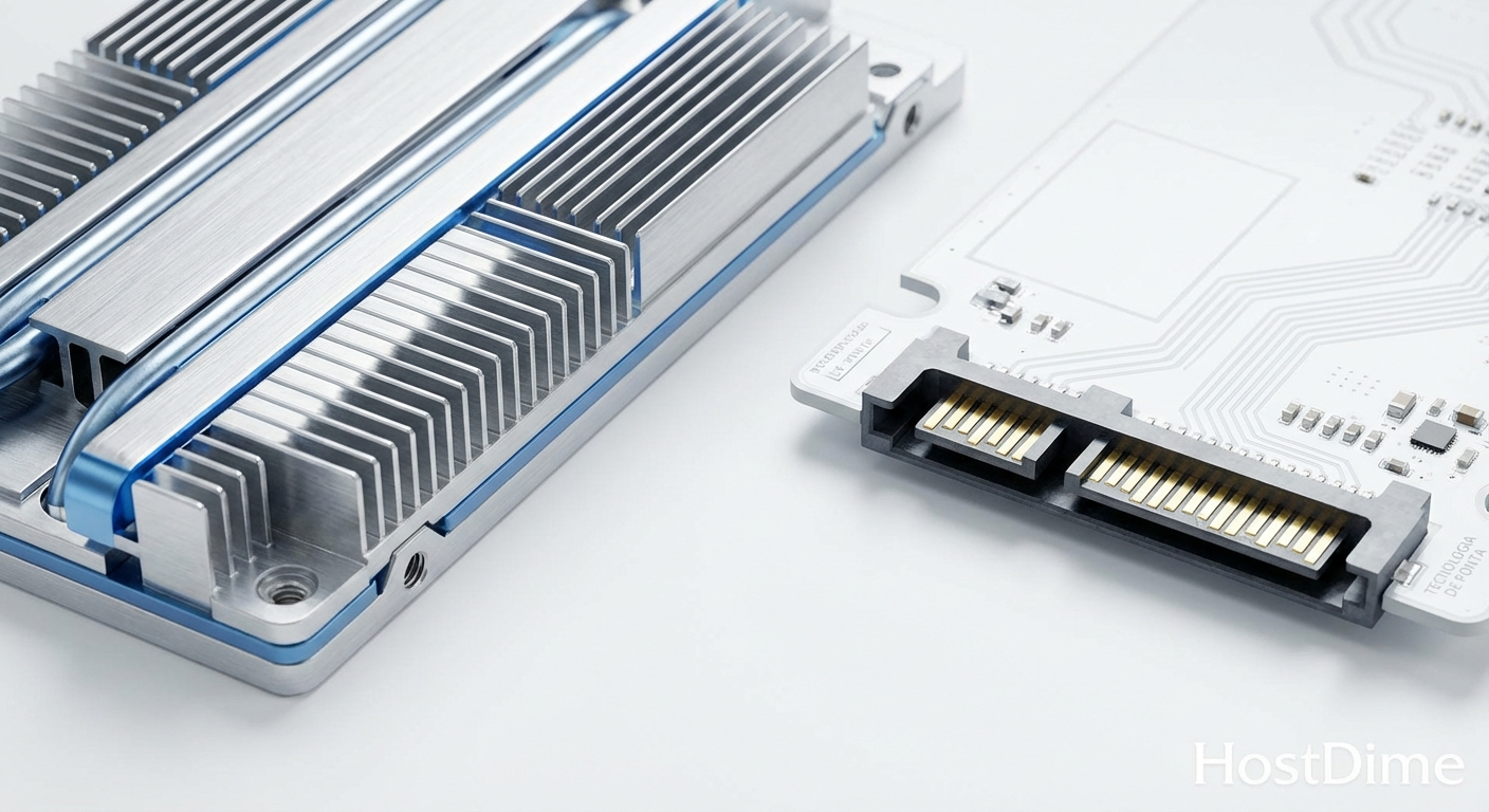 Do U.2 ao EDSFF: a barreira térmica do PCIe 5.0 e o novo design de storage
