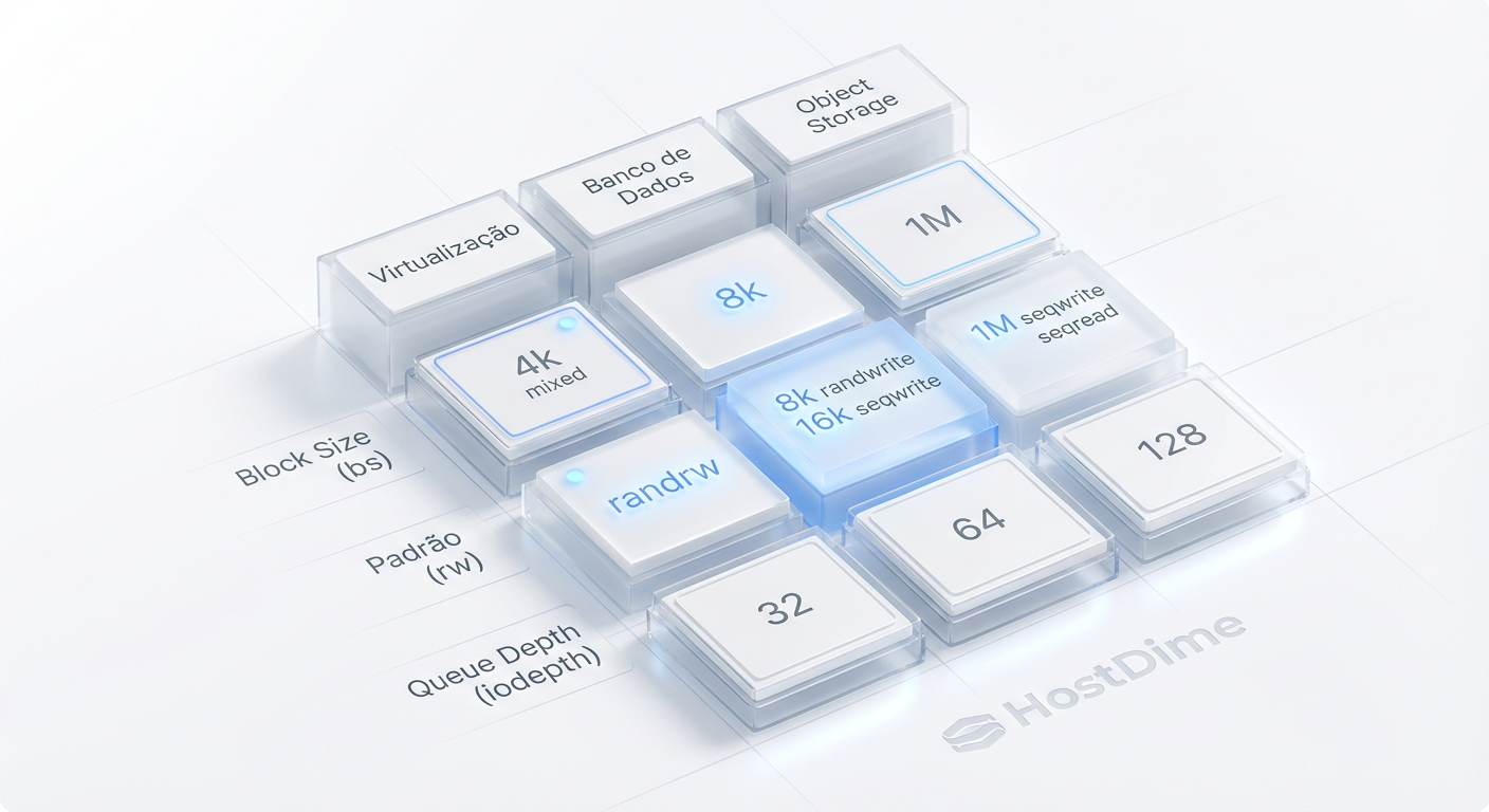 Fig. 2: Matriz de Presets do FIO. Cada coluna representa uma estratégia de teste alinhada ao comportamento real da aplicação.