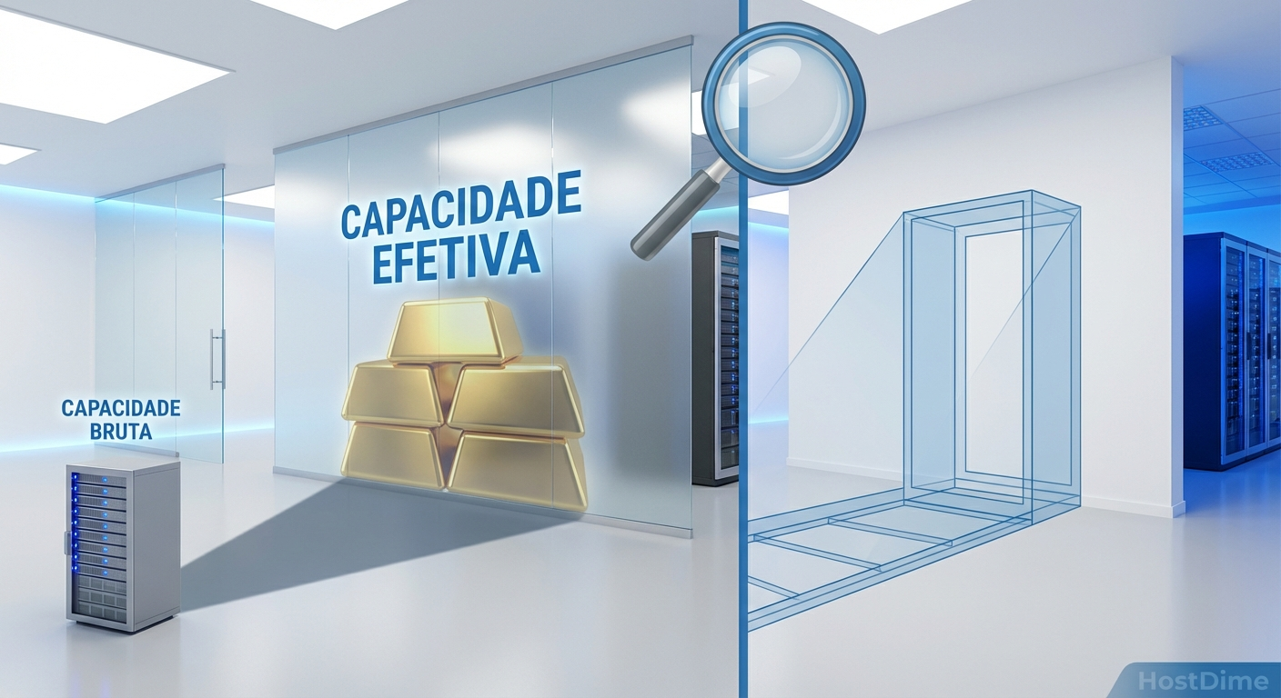 Arquitetura interna do controlador gerenciando a área de Over-provisioning durante o processo de limpeza.