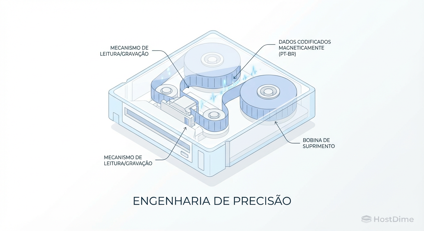 Fujifilm 40TB e o Renascimento da Fita: Densidade, Física e o Mito da Morte do Storage Frio