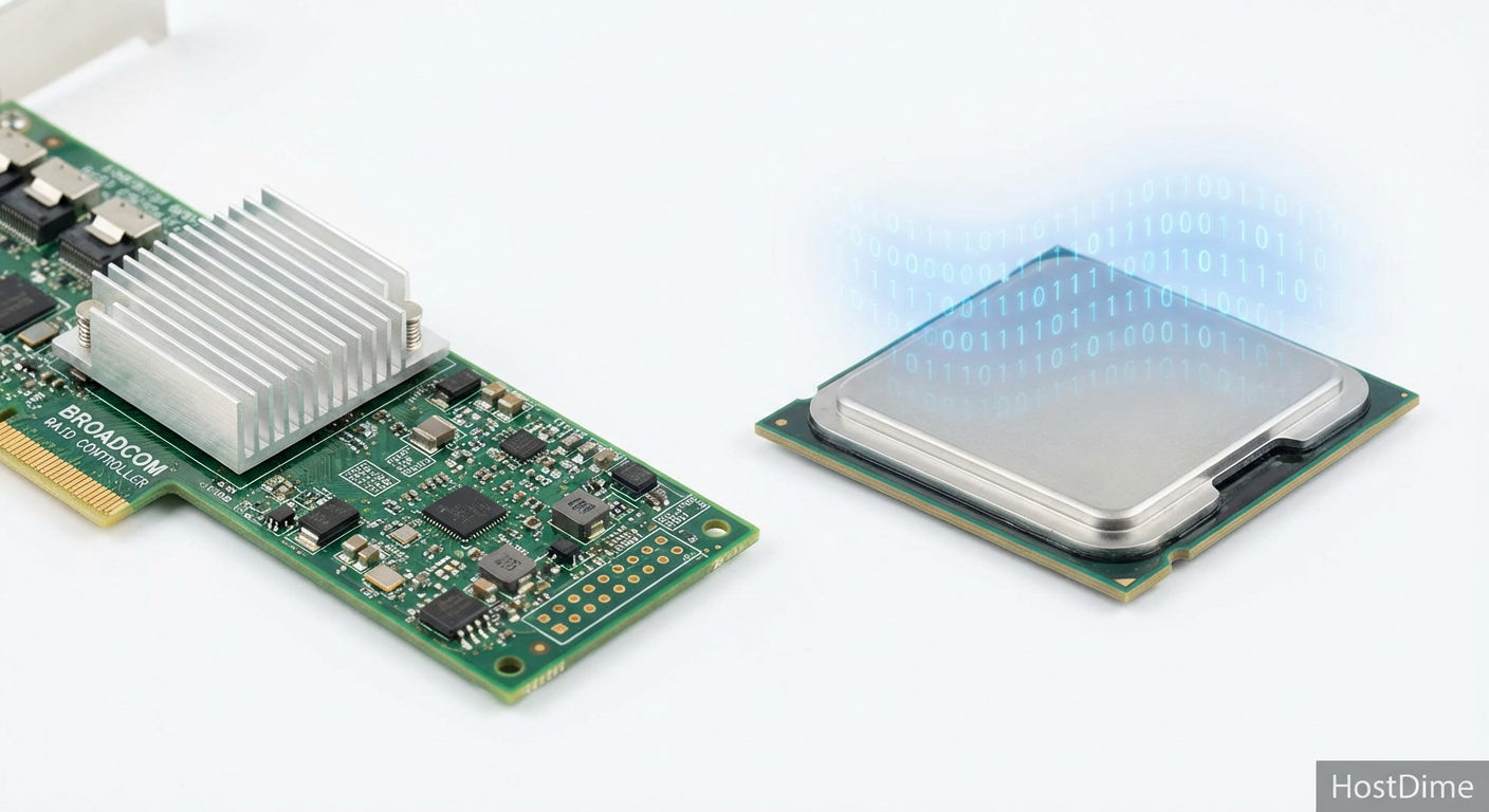 Hardware RAID vs Software RAID: Por que a controladora dedicada está perdendo espaço