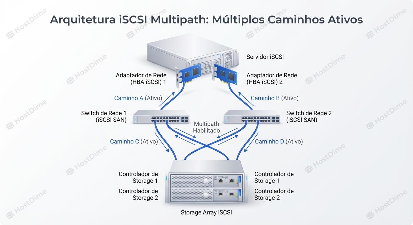 iSCSI Multipath Como Funciona E Como Configurar