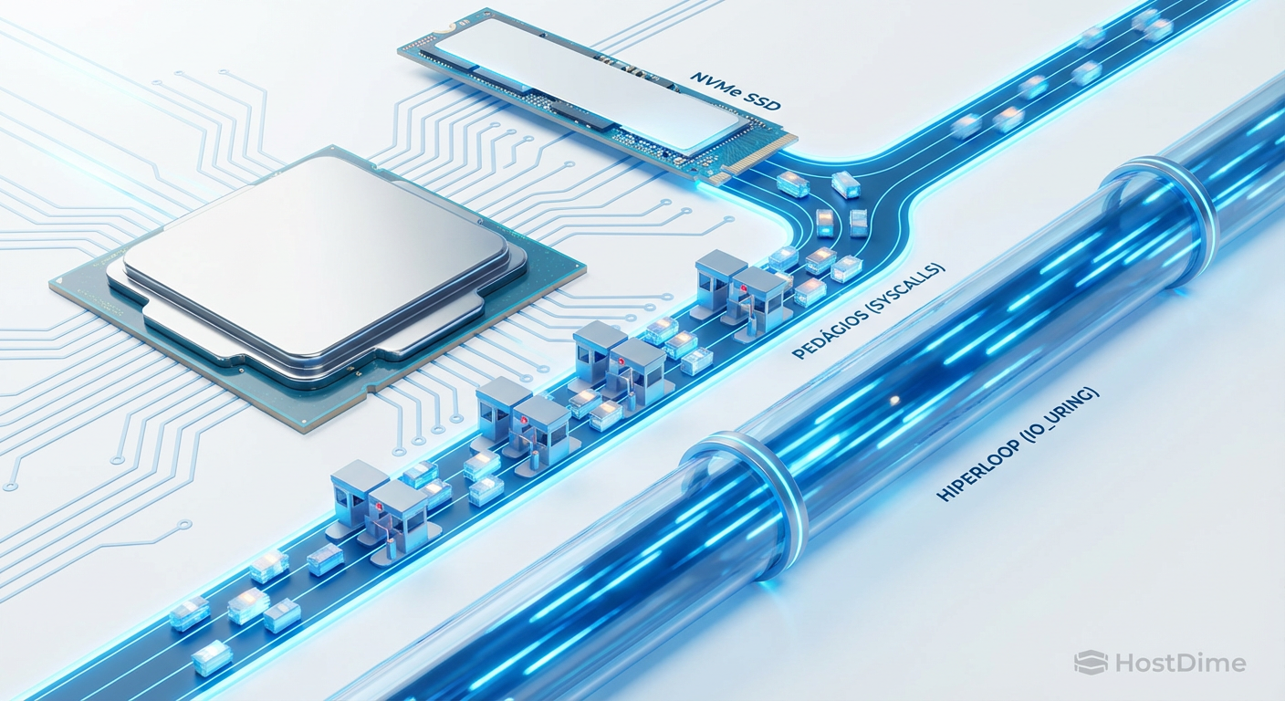 Representação artística: A via congestionada do AIO com 