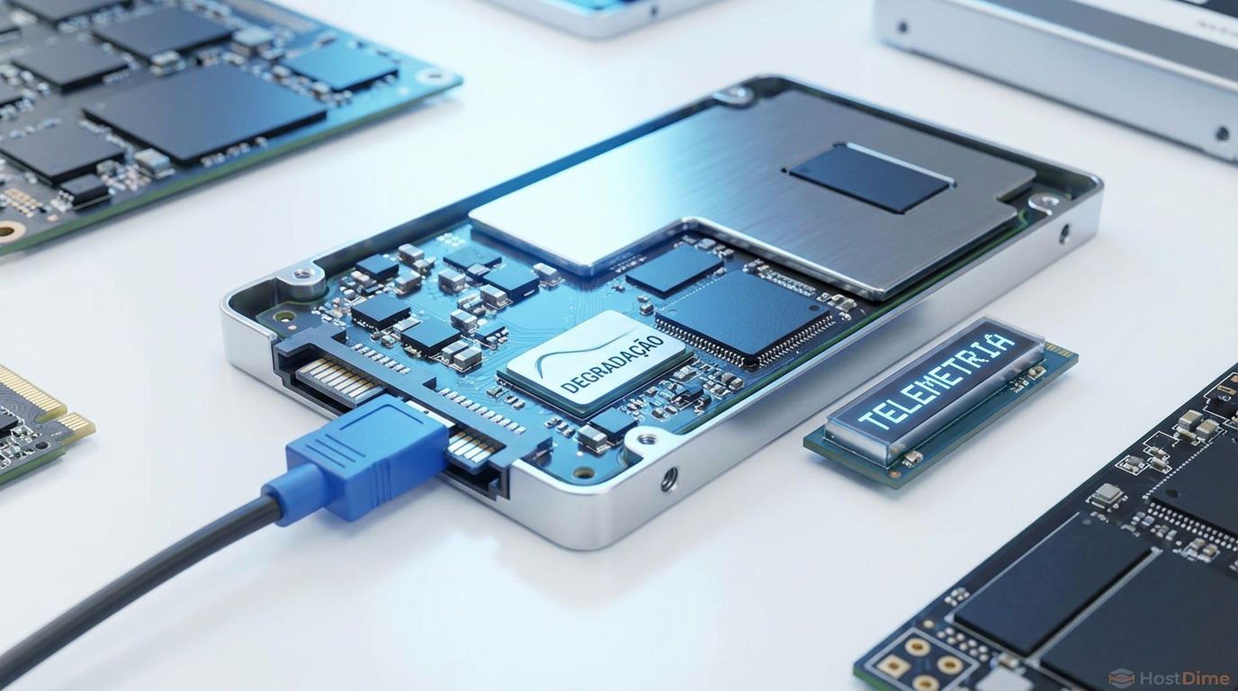 Muito além do SMART: decodificando a telemetria de SSDs NVMe para prever degradação de performance