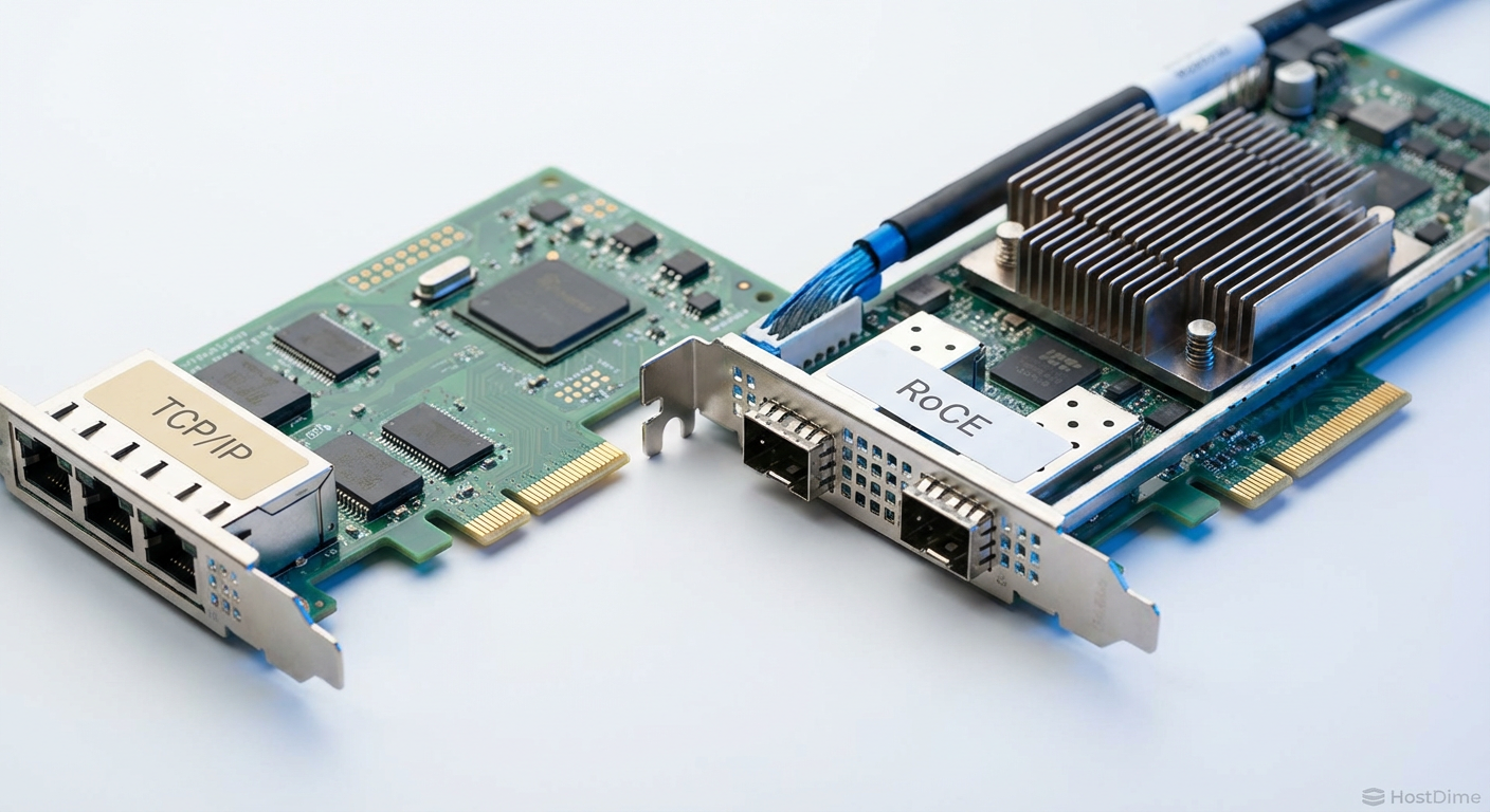 NVMe-oF TCP vs RoCE: qual protocolo domina o data center moderno?