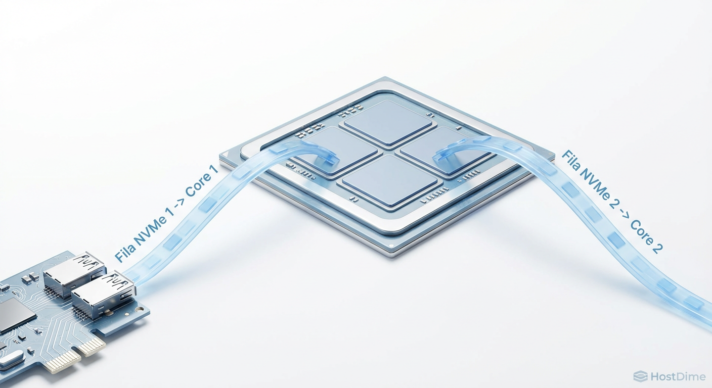 Fig. 2: O alinhamento de filas (ADQ) evita o 'Context Switching' excessivo, mantendo o cache da CPU quente.