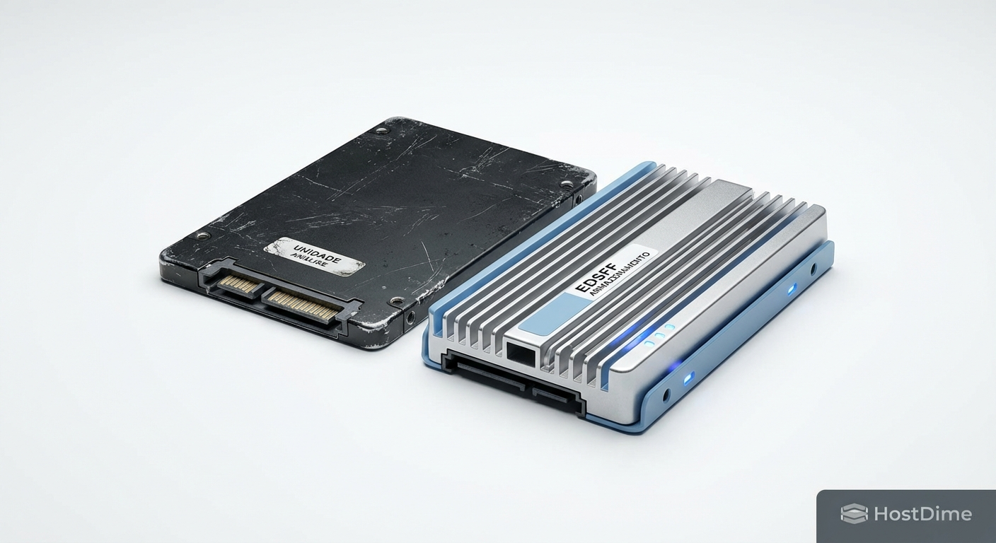 O colapso térmico do U.2 e a supremacia inevitável do EDSFF E3.S