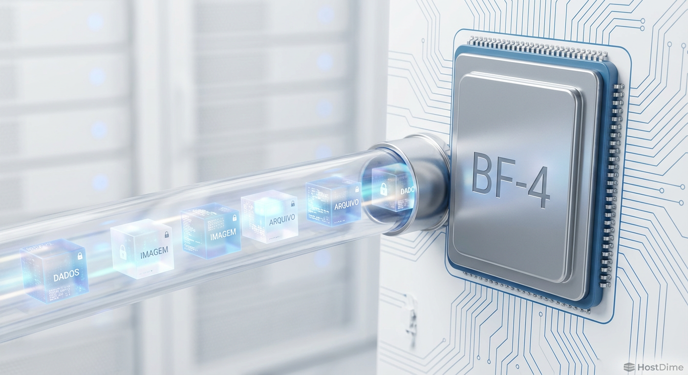 A autoestrada de 800 Gbps: Onde a rede se funde com o barramento de armazenamento, exigindo precisão de microssegundos.