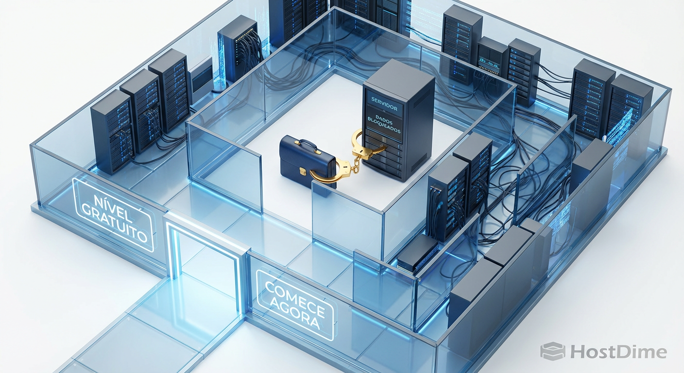 O Mapa do Lock-in: Onde o Fornecedor te Prende (e o Custo Real da Saída)