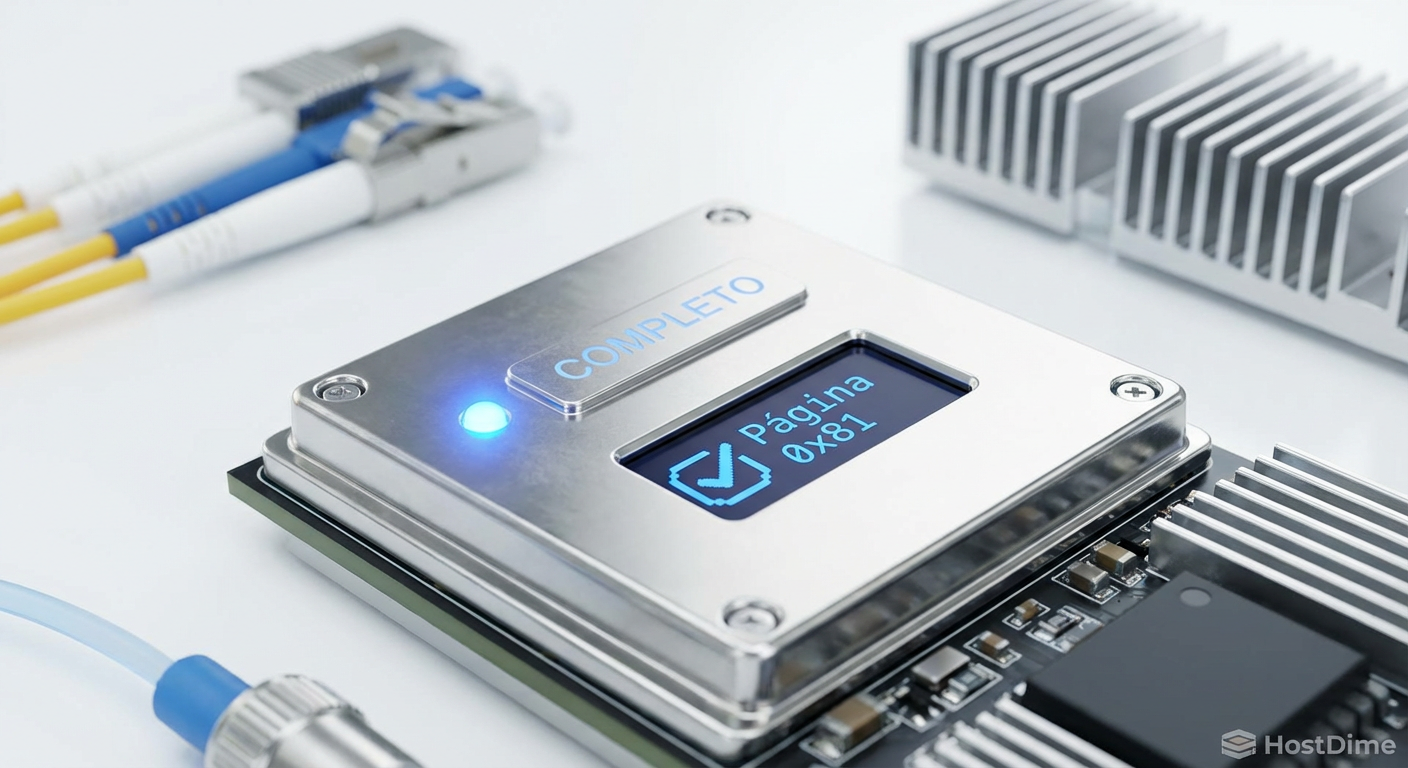 A prova final: o Log Page 0x81 confirma que o firmware completou o ciclo de limpeza, validando a destruição dos dados na área reservada.