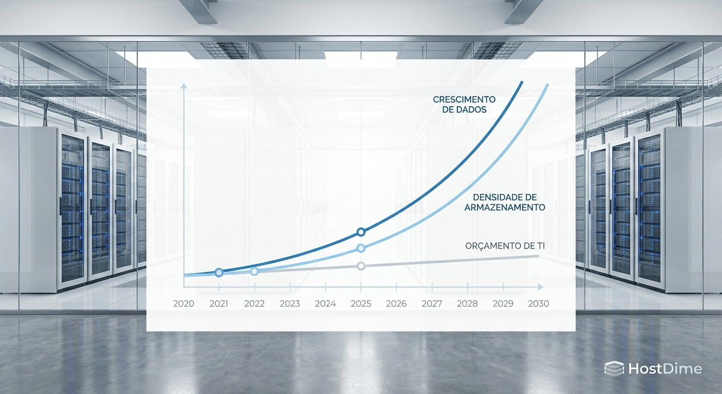 O paradoxo da densidade: discos de 30TB, SLAs de restore e a necessidade crítica dos multi-atuadores