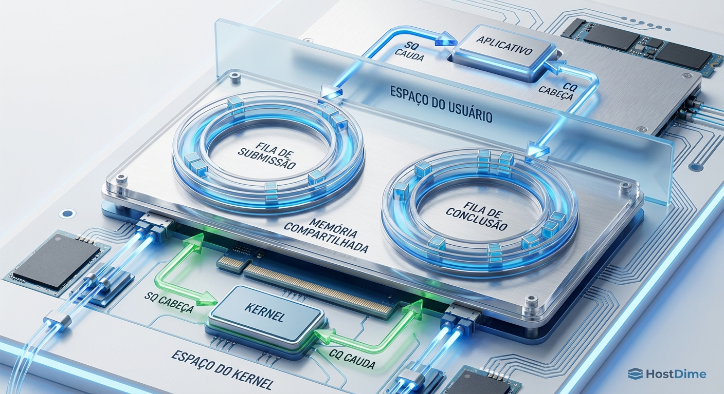 Antes e Depois: O impacto visual da restrição de C-states na estabilidade da latência de I/O em um workload de banco de dados.