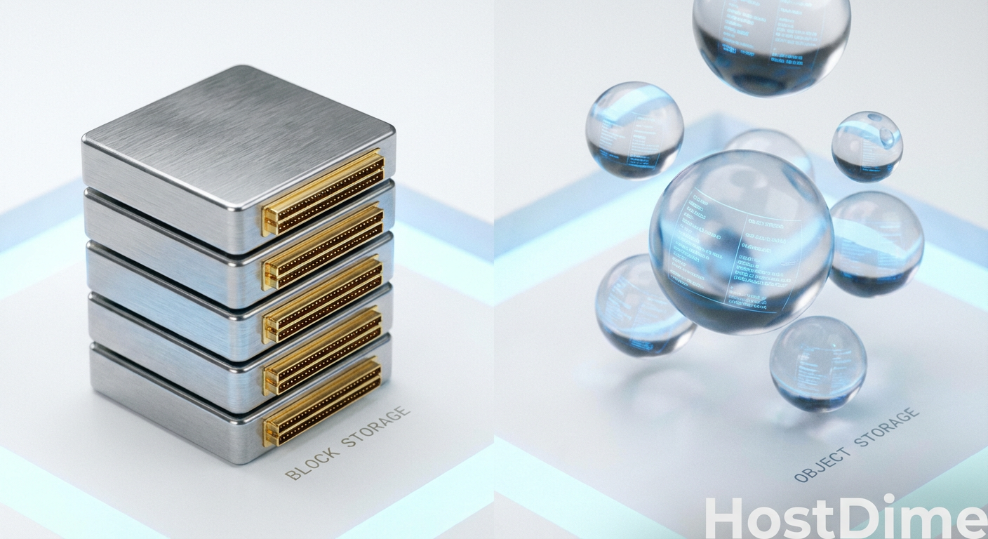 Object Storage vs Block Storage: Diferenças críticas de arquitetura e performance