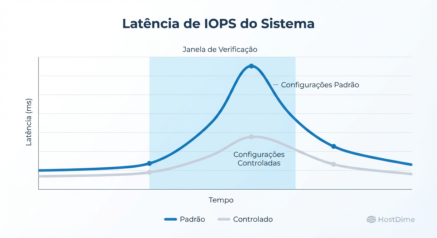 Impacto do Scrubbing na Latência: O custo oculto da manutenção e como o 'Throttling' evita que seu storage engasgue a produção.