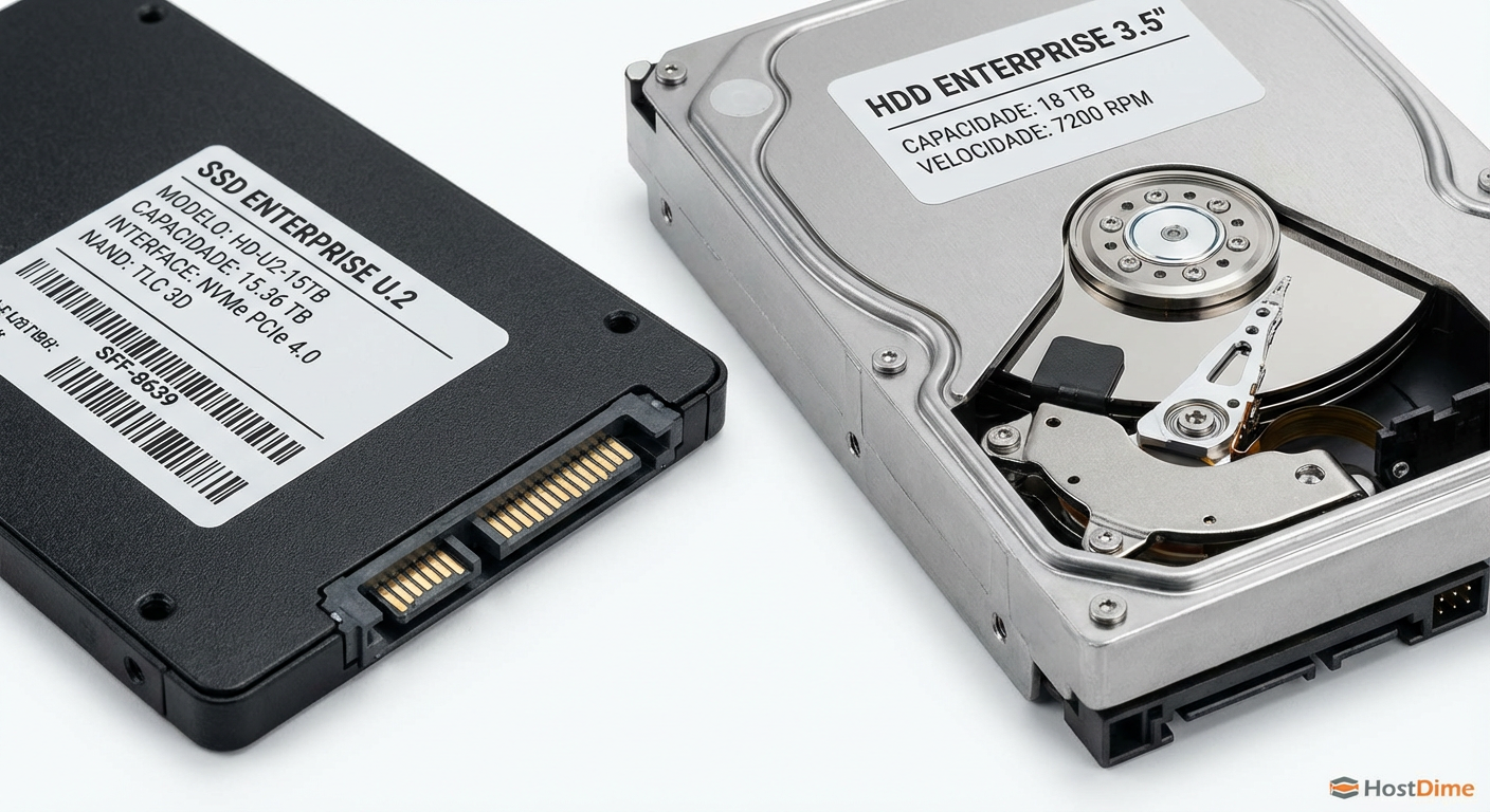 SSDs QLC de alta densidade vs HDDs nearline: a guerra pelo armazenamento em escala